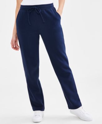 Style & Co - Women's Mid Rise Drawstring-Waist Fleece Pant, XS-5X, Created for Macy's