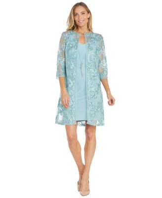 R & M Richards - Petite Embroidered Jacket and Dress