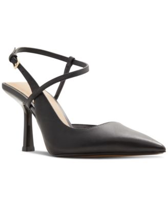ALDO - Women's Brunette Strappy Pointed-Toe Dress Heels