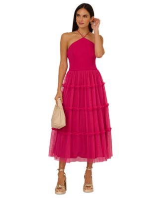 Adrianna - Women's Ruffled Tiered Midi Dress