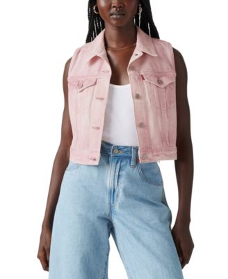 Levi's - Women's Cotton Denim Button-Front Vest