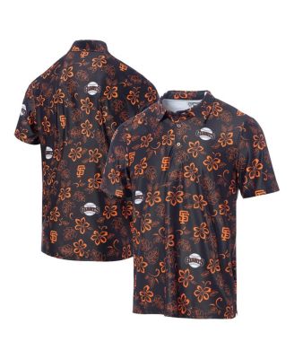 Reyn Spooner - Men's Black San Francisco Giants Cooperstown Collection Performance Polo