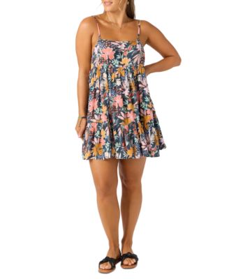 O'Neill - Juniors' Saltwater Essentials Rilee Printed Cover-Up Dress