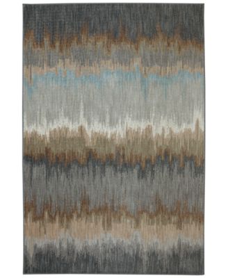 Karastan - Euphoria Cashel Abyss Blue 8' x 11' Area Rug