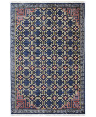 Bashian - Carah CRH-106 Navy 7'6" x 9'6" Area Rug