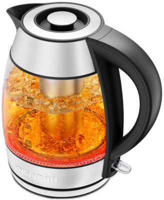 Chefman - 1.8L Stay Hot Electric Kettle with Tea Infuser