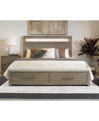 Furniture - Intrigue Bedroom 3-Pc. Set (Queen Bed, Three-Drawer Nightstand & Dresser)