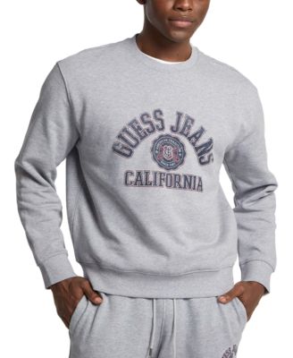GUESS JEANS - Men's California Long Sleeve Logo Graphic Sweatshirt