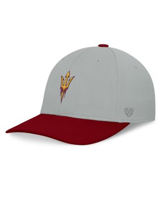 Top of the World - Men's Gray/Maroon Arizona State Sun Devils Mick Flex Hat