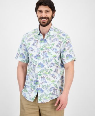 Tommy Bahama - Men's Tortola Paradise Isle Regular-Fit Printed Button-Down Shirt