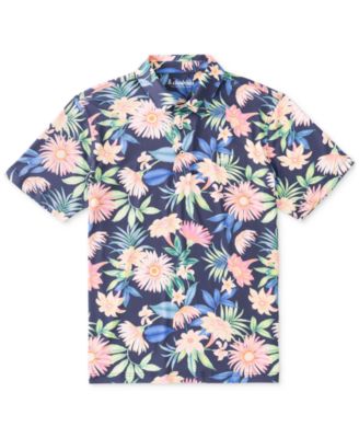 Chubbies - Men's The Big Bloomer Short Sleeve Floral Print Polo Shirt