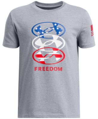 Under Armour - Big Boys Freedom Stacked Graphic T-Shirt