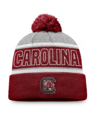 Top of the World - Men's Garnet South Carolina Gamecocks Two-Tone Cuffed with Pom Knit Hat