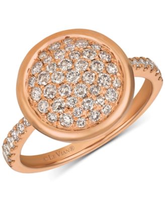 Le Vian - Nude Diamond Pav&eacute; Disc Ring (3/4 ct. t.w.) in 14k Rose Gold