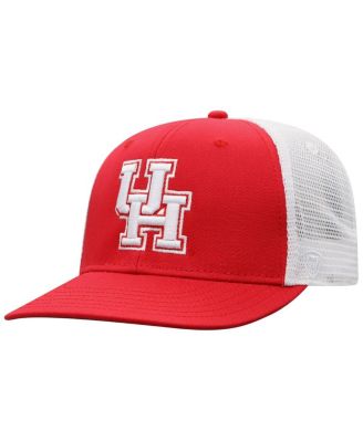 Top of the World - Men's Red/White Houston Cougars Victory Baseline Adjustable Trucker Hat