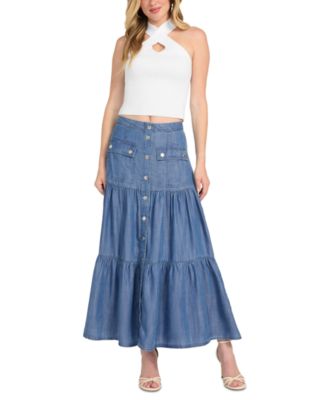GUESS - Women's Tessi Cargo Maxi Skirt