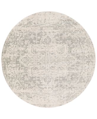 Livabliss - Harput HAP-1024 Charcoal 7'10" Round Area Rug