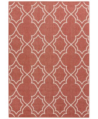 Livabliss - Alfresco ALF-9591 Rust 6' x 9' Area Rug