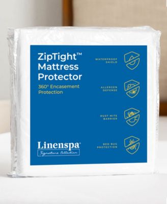 Linenspa - &nbsp;Signature Collection&nbsp;ZipTight Encasement Mattress Protector, Full