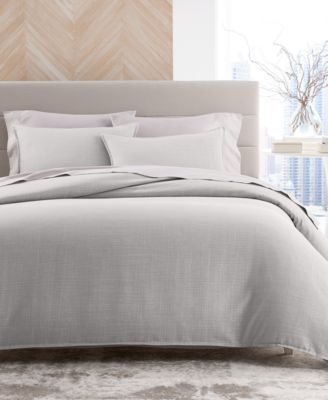 Hotel Collection - Modern Crosshatch Duvet Cover Set, King