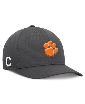 Top of the World - Men's Charcoal Clemson Tigers Reflex Logo Flex Hat