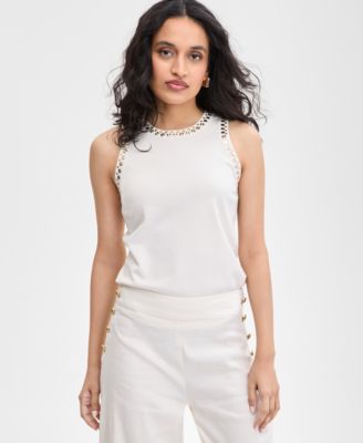 I.N.C. International Concepts - Women's Studded Tank Sweater