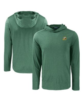 Cutter & Buck - Men's Cutter Buck Green Oregon Ducks Coastline Epic Comfort Eco Long Sleeve Hoodie T-Shirt