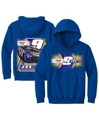 Hendrick Motorsports Team Collection - Big Boys and Girls Royal Chase Elliott NAPA Car Pullover Hoodie