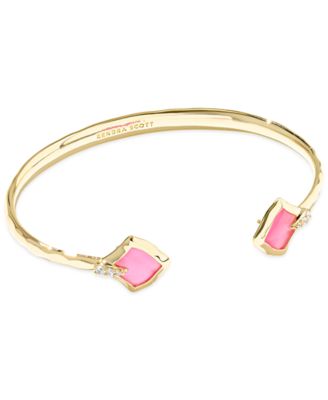 Kendra Scott - 14k Gold-Plated Pav&eacute; & Mother-of-Pearl Cuff Bracelet