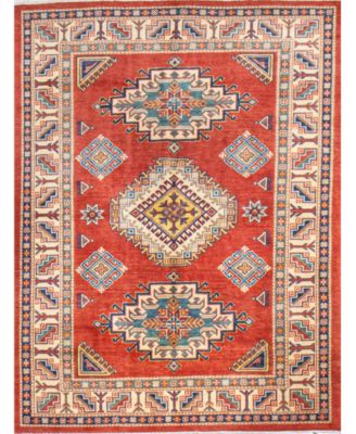 Bashian - One of a Kind Pak Kazak 640494 4'10x6'4 Area Rug