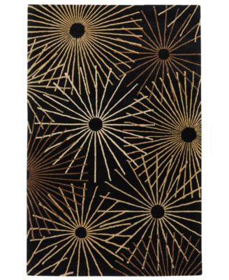 Livabliss - Forum FM-7090 Black 6' x 9' Area Rug