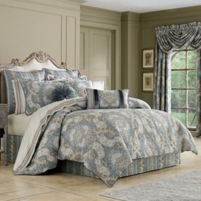 J Queen New York - Crystal Palace French Blue King Comforter Set