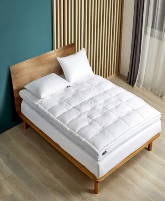 Serta - 2" Feather And Down Fiber Top Featherbed, Twin
