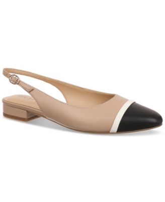On 34th - Women's Avril Capped-Toe Slingback Flats