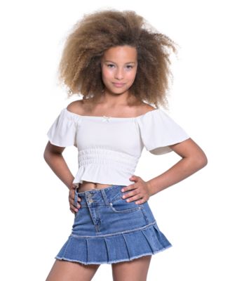 With Jules - Big Girls Flutter Sleeve Top