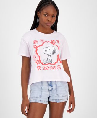 Grayson Threads, The Label - Juniors' Lunar New Year Snoopy Graphic T-Shirt