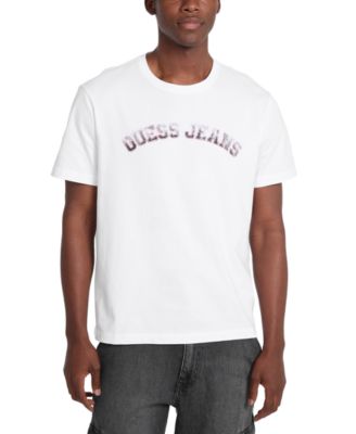 GUESS JEANS - Men's Cotton Collegiate Logo Crewneck T-Shirt