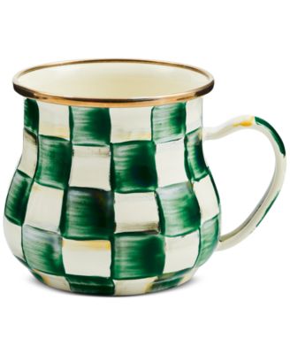 MacKenzie-Childs - Emerald Check Mug