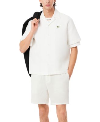Lacoste - Men's Relaxed-Fit Waffle-Fabric Shorts