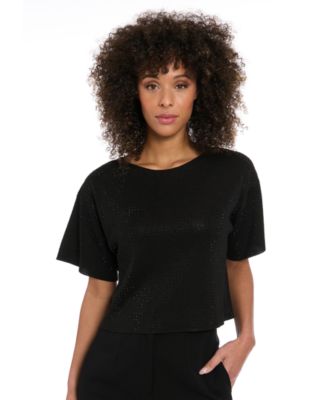 Muse - Women's Studded Relaxed Crewneck Tee
