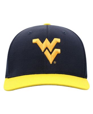 Top of the World - Men's True Navy West Virginia Mountaineers Reflex Two-Tone Flex Hat