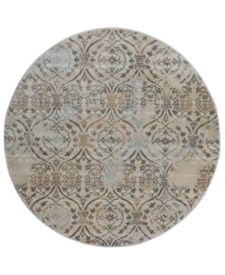 KM Home - Teramo Mystic 7' 10" Round Area Rug