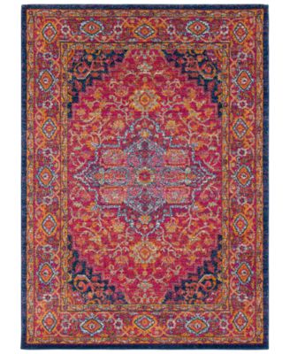 Livabliss - Harput HAP-1009 Garnet 5'3" x 7'3" Area Rug