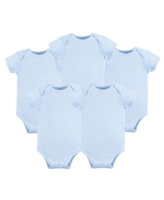 Luvable Friends - Baby Boys and Girls Cotton Short-Sleeve Bodysuit Set