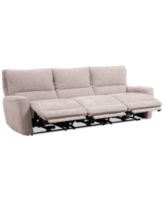 Furniture - Deklyn 106" 3-Pc. Fabric Sofa with 3 Power Recliners