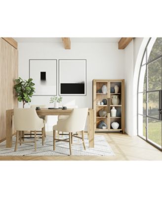 Furniture - 5pc Dining Set (Davie Counter Height Table + 4 Nelin Counter Height Chairs)