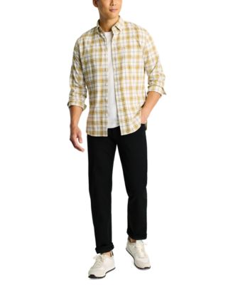 Bonobos - Men's Slim Fit Lightweight Long Sleeve Button-Down Plaid Flannel Shirt