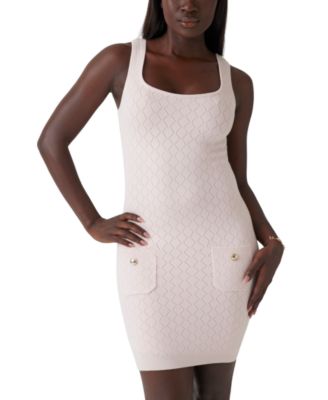 GUESS - Women's Holland Diamond-Pointelle Sweater Dress
