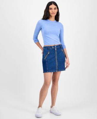 HUGO - Women's Denim Mini Skirt