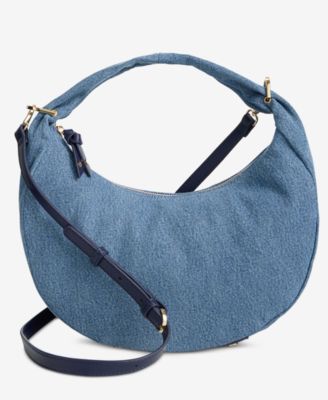 On 34th - Harlowwe Denim Top Handle Small Crossbody